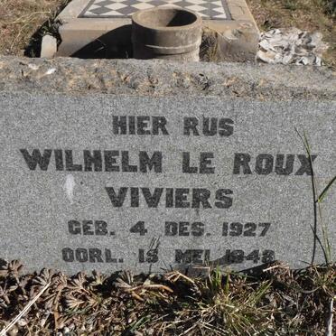 VIVIERS Wilhelm le Roux 1927-1948