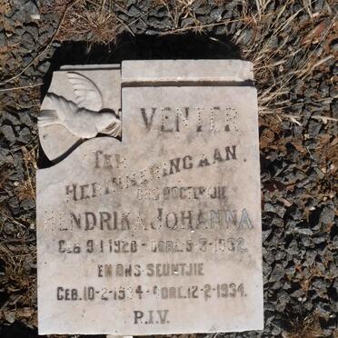 VENTER Hendrika Johanna 1920-1932 :: VENTER 1934-1934