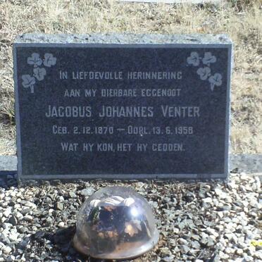 VENTER Jacobus Johannes 1870-1958