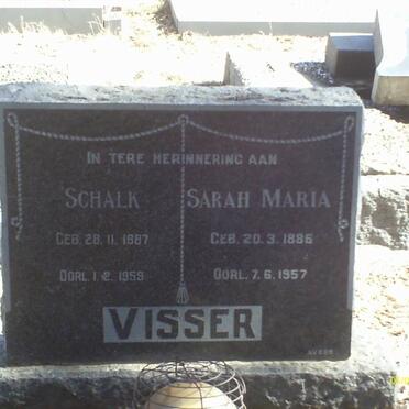 VISSER Schalk 1887-1959 &amp; Sarah Maria 1886-1957