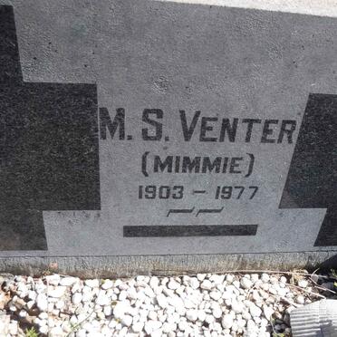 VENTER M.S. 1903-1977