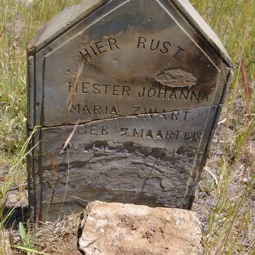 ZWART Hester Johanna Maria 191?-