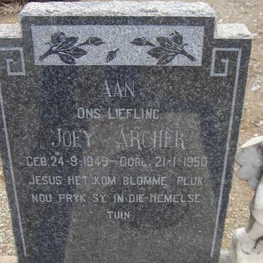 ARCHER Joey 1949-1950