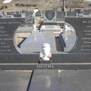 BOTHA Johannes Hendrik 1895-1970 &amp; Emmerentia GOUWS 1908-1995