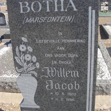 BOTHA Willem Jacob 1920-1988