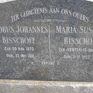BOSCHOFF Jacobus Johannes 1870-1951 &amp; Maria Susanna VENTER 1873-1955