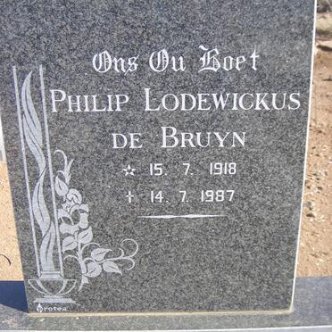 BRUYN Philip Lodewickus, de 1918-1987