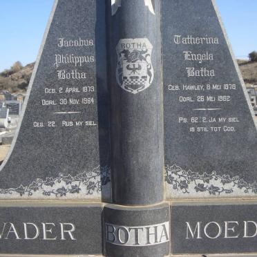 BOTHA Jacobus Philippus 1873-1964 &amp; Catherina Engela HAWLEY 1876-1962