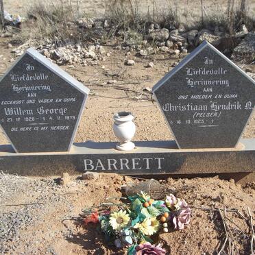 BARRETT Willem George 1920-1979 &amp; Christiaan Hendrik N. PELSER 1925-  