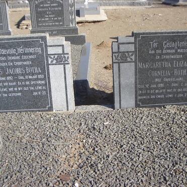 BOTHA Louis Jacobus 1892-1950 &amp; Margaretha Elizabeth Cornelia GROBBELAAR 1896-1970