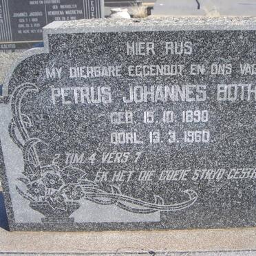 BOTHA Petrus Johannes 1890-1960