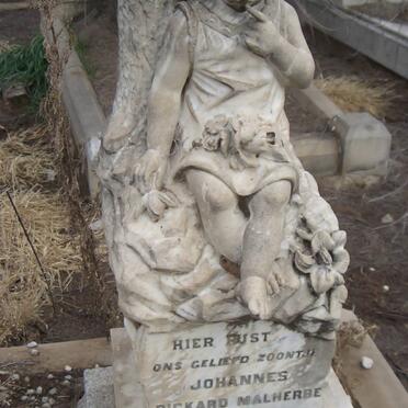 CLOETE Elizabeth Jacoba nee DU PLESSIS voorheen PICKARD 1846-1912 :: MALHERBE Johannes Pickard 1910-1910 