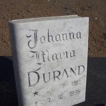 DURAND Johanna Maria 1911-1995