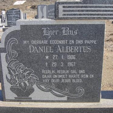 ERASMUS Daniel Albertus 1906-1967 &amp; Johanna Francina KRUGER 1898-1990 