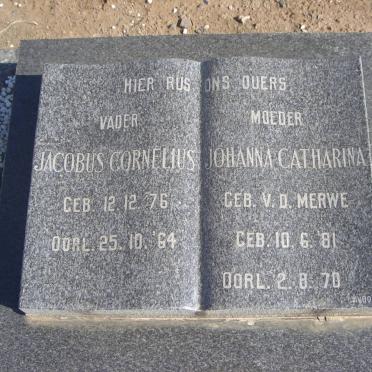 HENNING Jacobus Cornelius 1876-1964 &amp; Johanna Catharina V.D. MERWE 1881-1970