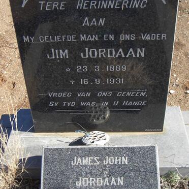 JORDAAN Jim 1889-1931 :: JORDAAN James John