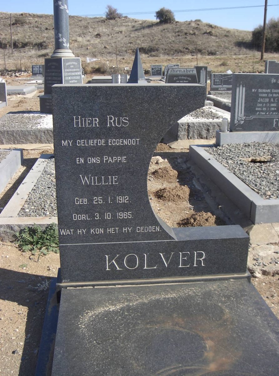 KOLVER Willie 1912-1965