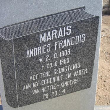 MARAIS Andries Francois 1909-1980