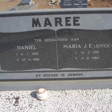 MAREE Daniël 1907-1988 &amp; Maria J.E. 1910-1984