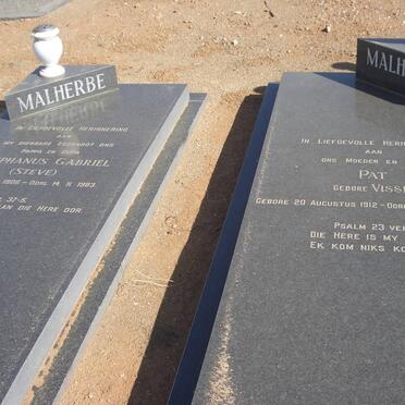 MALHERBE Stephanus Gabriel 1906-1982 &amp; Pat VISSER 1912-1995