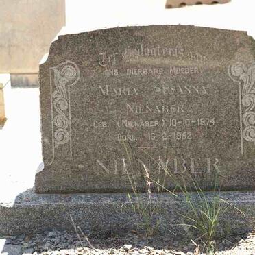 NIENABER Maria Susanna nee NIENABER 1874-1952