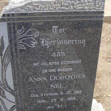 NEL Anna Dorothea nee STRYDOM 1919-1968