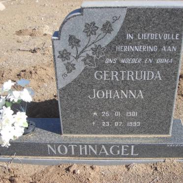 NOTHNAGEL Gertruida Johanna 1901-1993