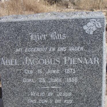 PIENAAR Abel Jacobus 1875-1956