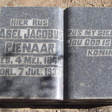 PIENAAR Abel Jacobus 1846-1937