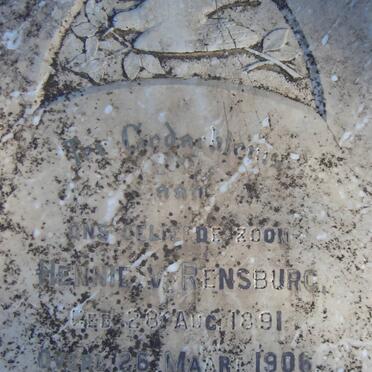 RENSBURG Hennie, v. 1891-1906