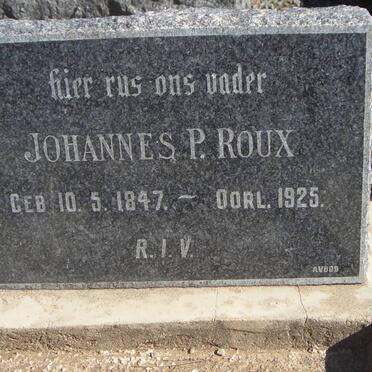 ROUX Johannes P. 1847-1925