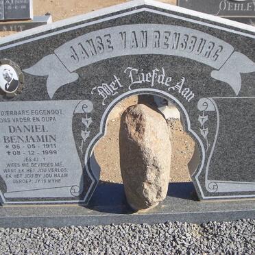 RENSBURG Daniel Benjamin, Janse van 1911-1999