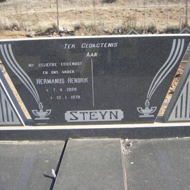 STEYN Hermanus Hendrik 1920-1979