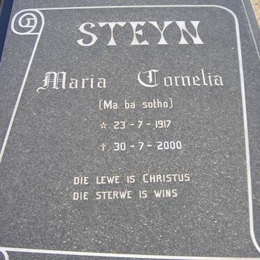 STEYN Maria Cornelia 1917-2000