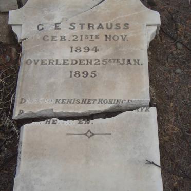 STRAUSS G.E. 1894-1895