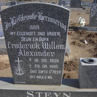 STEYN Frederick Willem Alexander 1939-1995