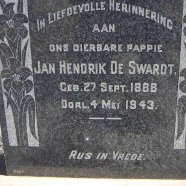 SWARDT Jan Hendrik, de 1888-1943