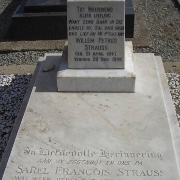 STRAUSS Sarel Francois 1921-1989 :: STRAUSS Willem Petrus 1947-1948