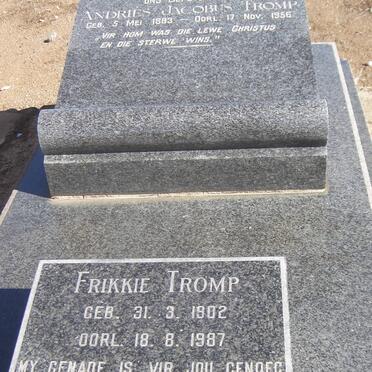 TROMP Andries Jacobus 1883-1956 :: TROMP Frikkie 1902-1987