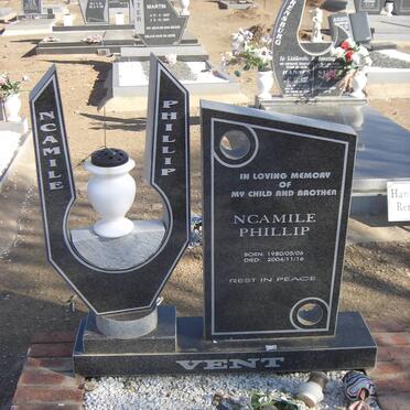 VENT Ncamile Phillip 1980-2004