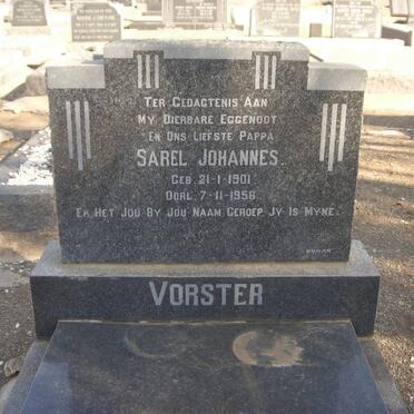 VORSTER Sarel Johannes 1901-1956