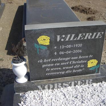 VORSTER Valerie 1930-2006
