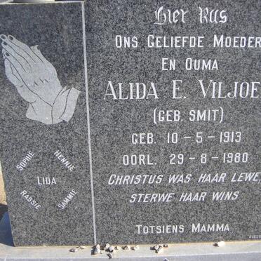 VILJOEN Alida E. nee SMIT 1913-1980