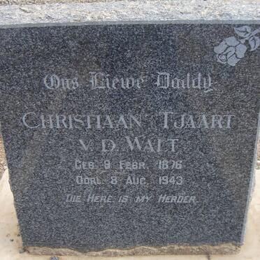 WALT Christiaan Tjaart, v.d. 1876-1943