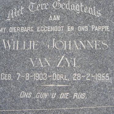 ZYL Willie Johannes, van 1903-1955