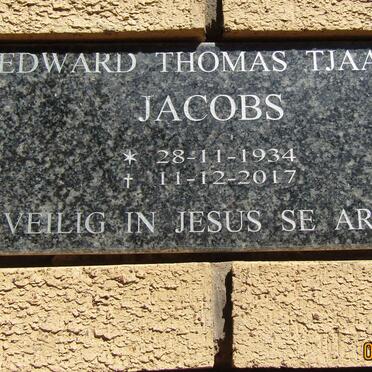 JACOBS Edward Thomas Tjaart 1934-2017