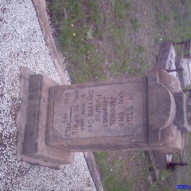 COETZEE Jacobus Johannes Philipus 1866-1942 &amp; Magdalena Sophia KRUGER 1884-194??