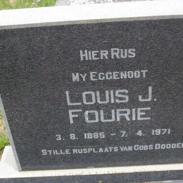 FOURIE Louis J. 1885-1971