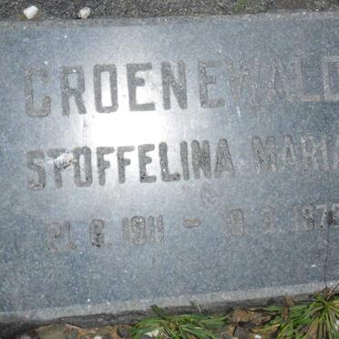 GROENEWALD Stoffelina Maria 1911-1972