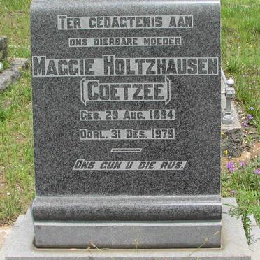 HOLTZHAUSEN Maggie nee COETZEE 1894-1979